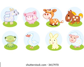 Icon animals set 2