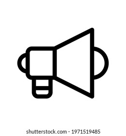 Icon Announcement With Style Outline