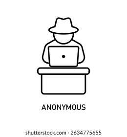 Icon a anonymous, isolated against a clean background.