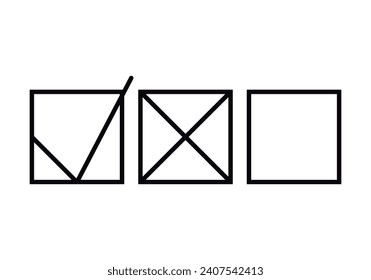 Icon of answers to an exam or test.