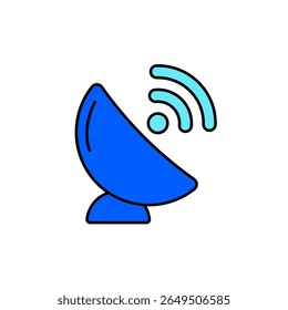 Icon a antenna, isolated against a clean background.
