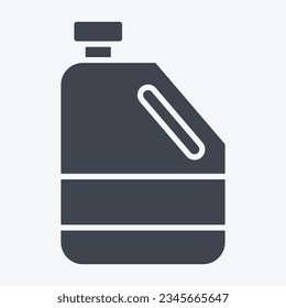 Icon Antifreeze. related to Spare Parts symbol. glyph style. simple design editable. simple illustration