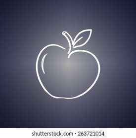 icon of apple