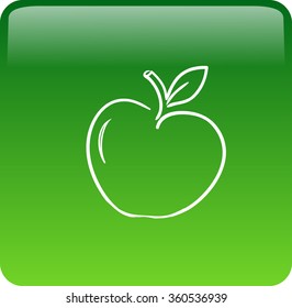 icon of apple