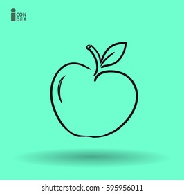 icon of apple