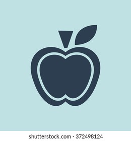 Icon of Apple. EPS-10.