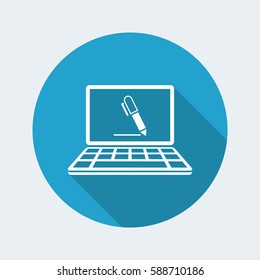 Icon of application for handwriting