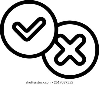 an icon with an approve theme that is commonly used in the world of work or offices