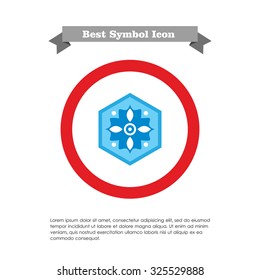 Icon of Arabic hexagon ornament