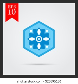 Icon of Arabic hexagon ornament