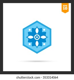Icon of Arabic hexagon ornament