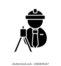 Icon a architect, isolated against a clean background.