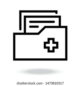 icon archive report Single icon graphic design