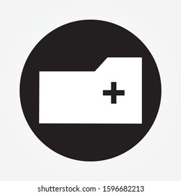 Icon archive report Single icon graphic design