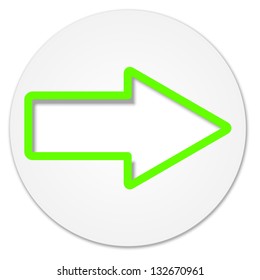 icon with arrow