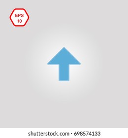 Icon arrow pointing up