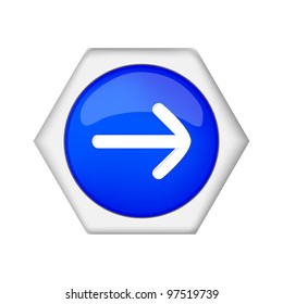 icon with an arrow pointing right