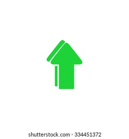 Icon arrow pointing upwards.