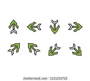 Icon arrow symbol plane abstract triangle, letter a, aircraft, mountain