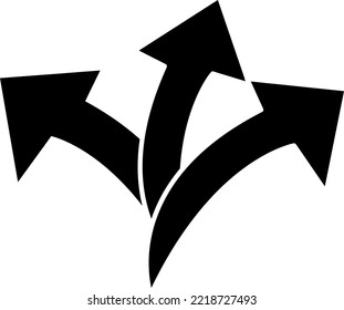 Icon Arrows In All Directions. Vector..eps