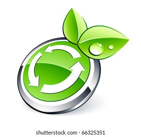 reciclaje de flechas de icono