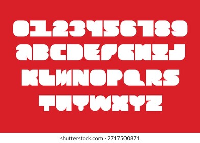 icon art design text font vector bold number abc letter type art design vector template style red white 
