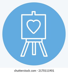 Icon Art. suitable for Community symbol. blue eyes style. simple design editable. design template vector. simple symbol illustration