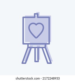 Icon Art. suitable for Community symbol. two tone style. simple design editable. design template vector. simple symbol illustration