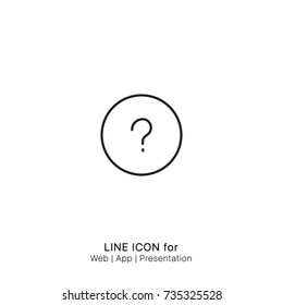 Icon ask graphic design single icon vector