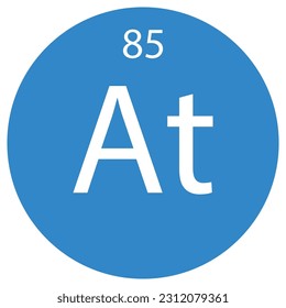 icon astatine vector illustration design