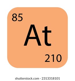 icon astatine vector illustration design