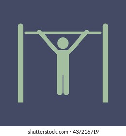 Icon of Athlete. Eps-10.