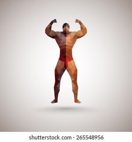 icon the athlete from polygons
