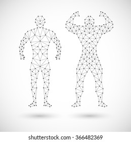 icon the athlete from polygons