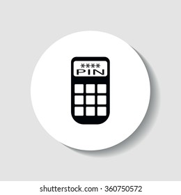 Icon ATM keypad and POS-Terminal.