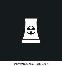 Icon atomic power station.
