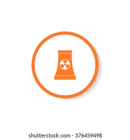 Icon atomic power station.