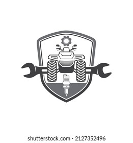 icon of atv repair and maintenance service.