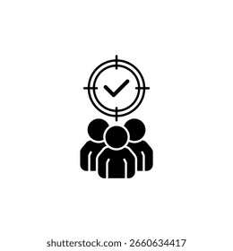 Icon a audience, isolated against a clean background.