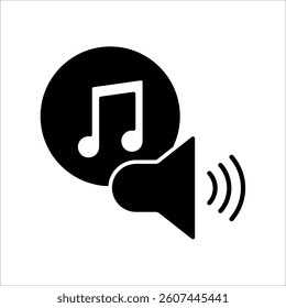 Icon a audio, isolated against a clean background.
