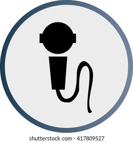 icon audio microphone