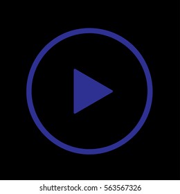 Icon audio playback. Player to watch the video with the audio frequency settings.