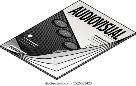 Icon of an audio visual / AV / Hi Fi enthusiast magazine. 