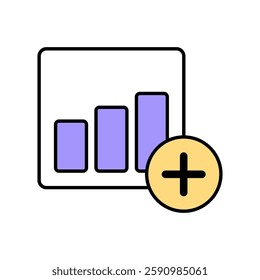 Icon a augmentation, isolated against a clean background.