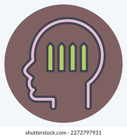 Icon Autism. related to Psychology Personality symbol. simple design editable. simple illustration