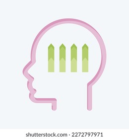Icon Autism. related to Psychology Personality symbol. simple design editable. simple illustration