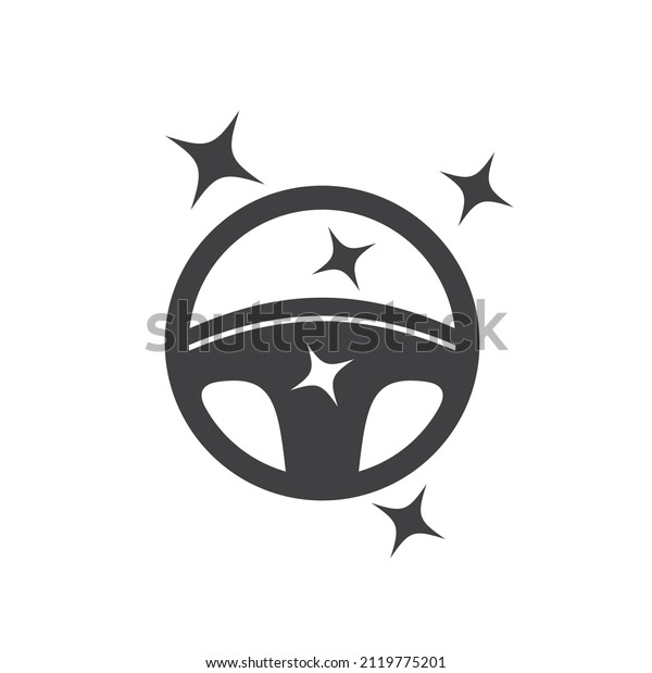 icon of auto\
detailing service, vector\
art.