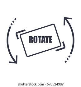 Icon of automobile (car) holder of a tablet or smartphone in a vector. Editable stroke
