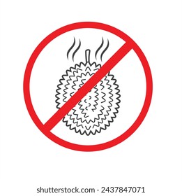 icon of avoid strong smell, odor free symbol, vector art.