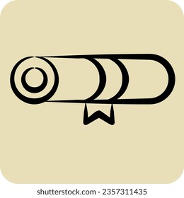 Icon Award 5. related to Award symbol. hand drawn style. simple design editable. simple illustration